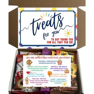 Treat appreciation gift. Coworker gifts. Corporate gifts. employee gifts. Employee appreciation gifts. Bulk employee gift. Gifts under 20