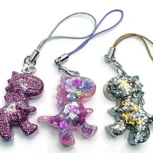Resin Dinosaur Bag Charm - more colors!