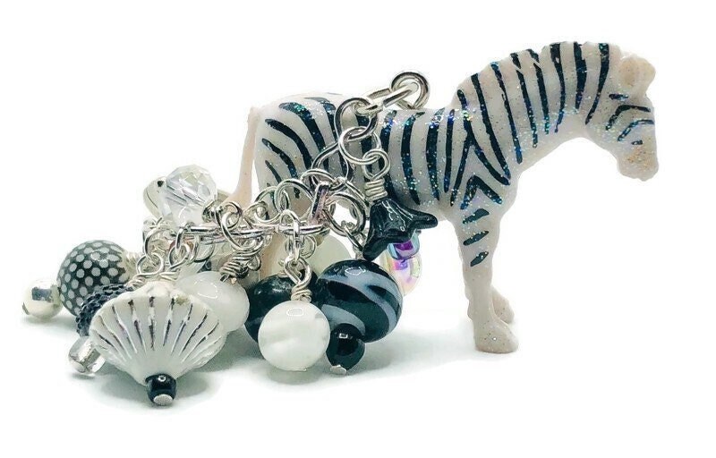 ■Hieta■ Tanny  Zebra Keyring Tanny Keyring (Zebra) – Plop Apparels