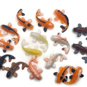Koi Fish Magnets - set of 2 - more colors - please read description