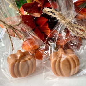 40 Pumpkin soap favors Pumpkin Spice soap  Little pumpkin is on the way Baby shower favor Fall in Love Bridal shower favor 1 or 2 per favor