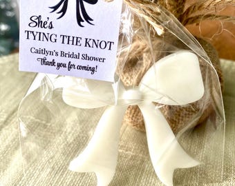 Bow Soap Favors: Tie the Knot Bridal Shower, Wedding