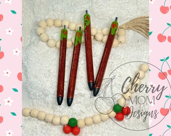 Poison Apple Glitter Pen, Glitter inkjoy gel pen, glitter resin gel pen