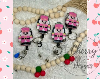 Pink Nutcracker Badge Reel