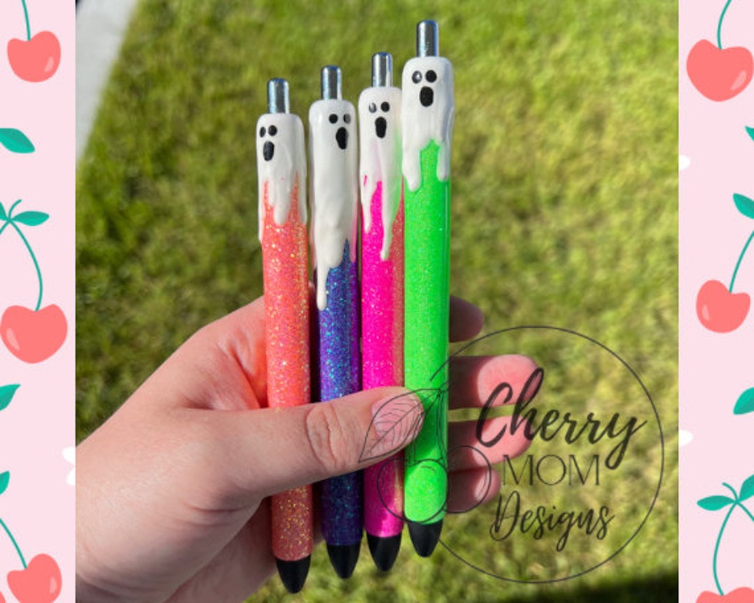 Neon Ghost Pen Glitter Inkjoy Gel Pen Glitter Resin Gel Pen Etsy