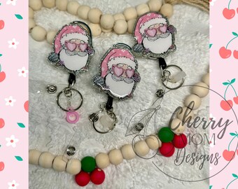 Glam Santa Badge Reel