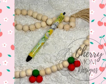 Add Lemon Pen, Glitter inkjoy gel pen, glitter resin gel pen