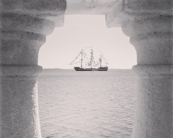 Between the Balustrades - Fine Art Print (Giclée) - Gasparilla Collection