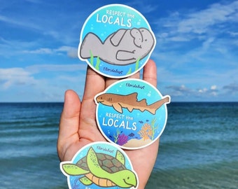 Locals Vinyl Sticker Trio - Respect the Locals Collection