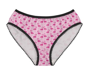 Metzuyan Girls Novelty Animal Cotton Brief Knickers 10 Pairs Flamingo & Mermaid 7-8 Years 