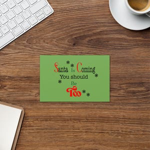 Carte de vœux sexy Noel