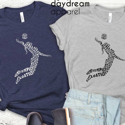 Volley Tshirt Volleyball Player Shirt Sport Shirt Game Day Etsy