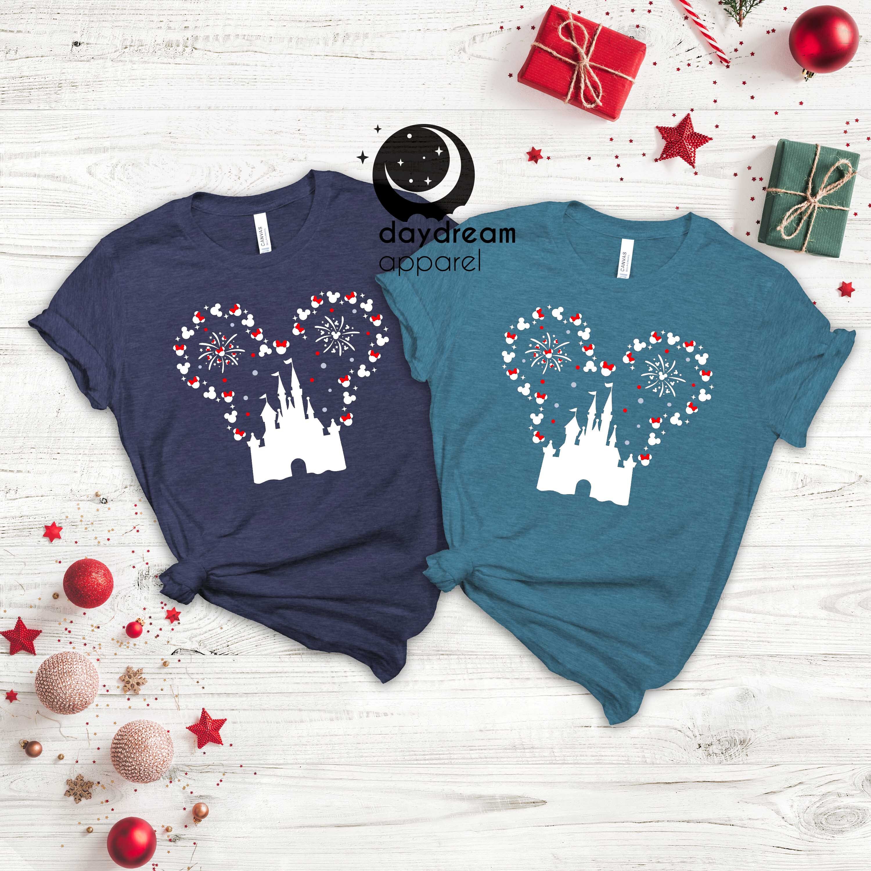 Magic Kingdom Disney Christmas Tshirt Disney Vacation Etsy UK