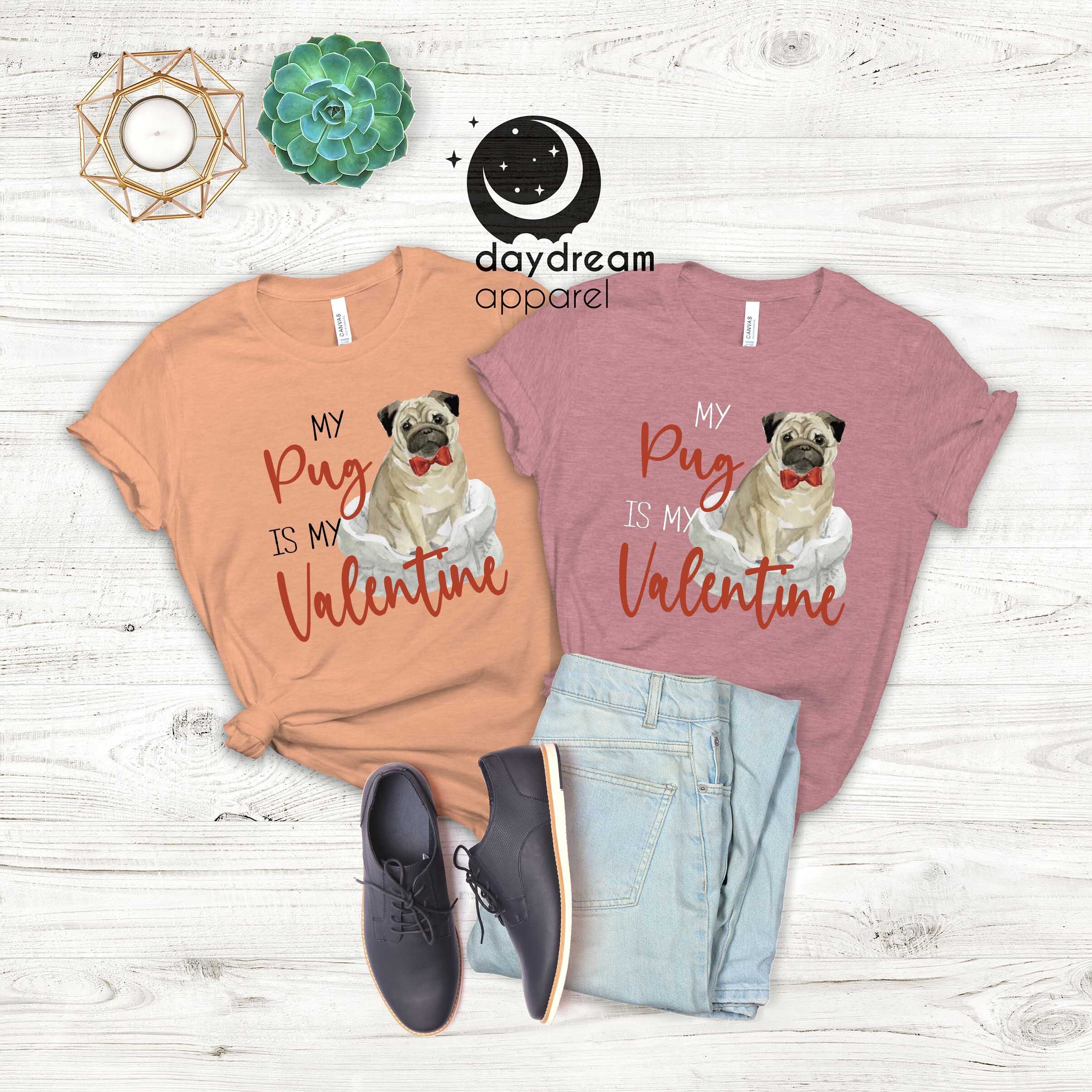 pug valentine shirt