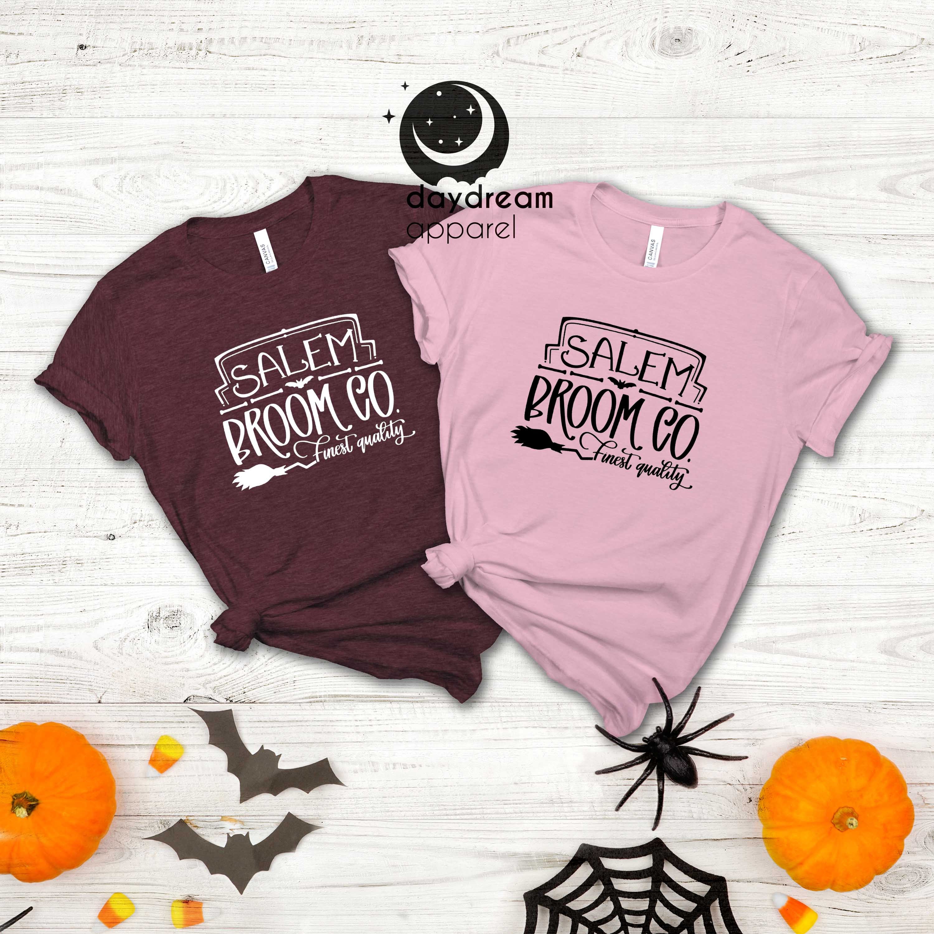 Salem Broom Co T-shirt Funny Halloween Shirt Halloween - Etsy UK