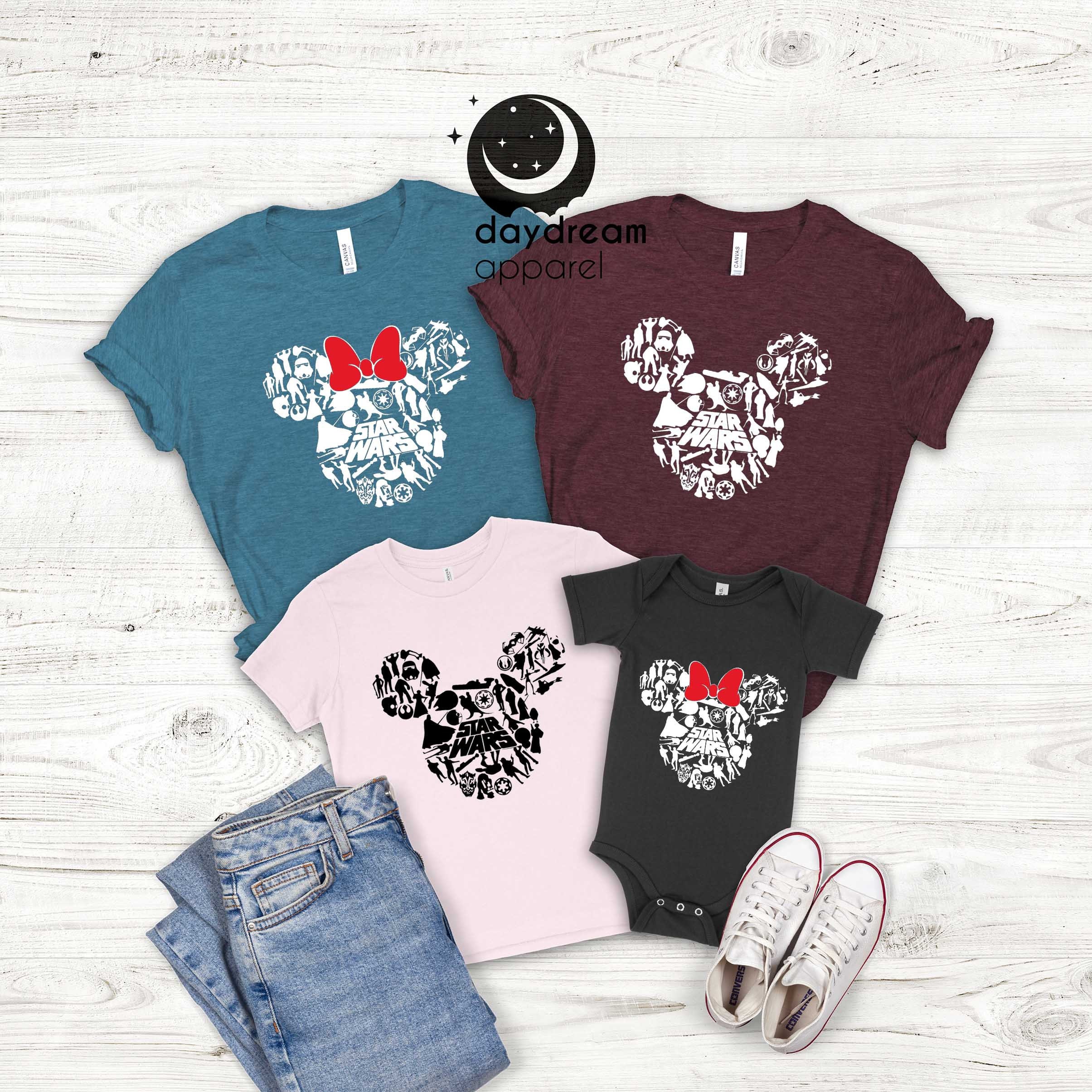 Disney Star Wars Family Shirt Star Wars Disney Shirts Star Etsy UK