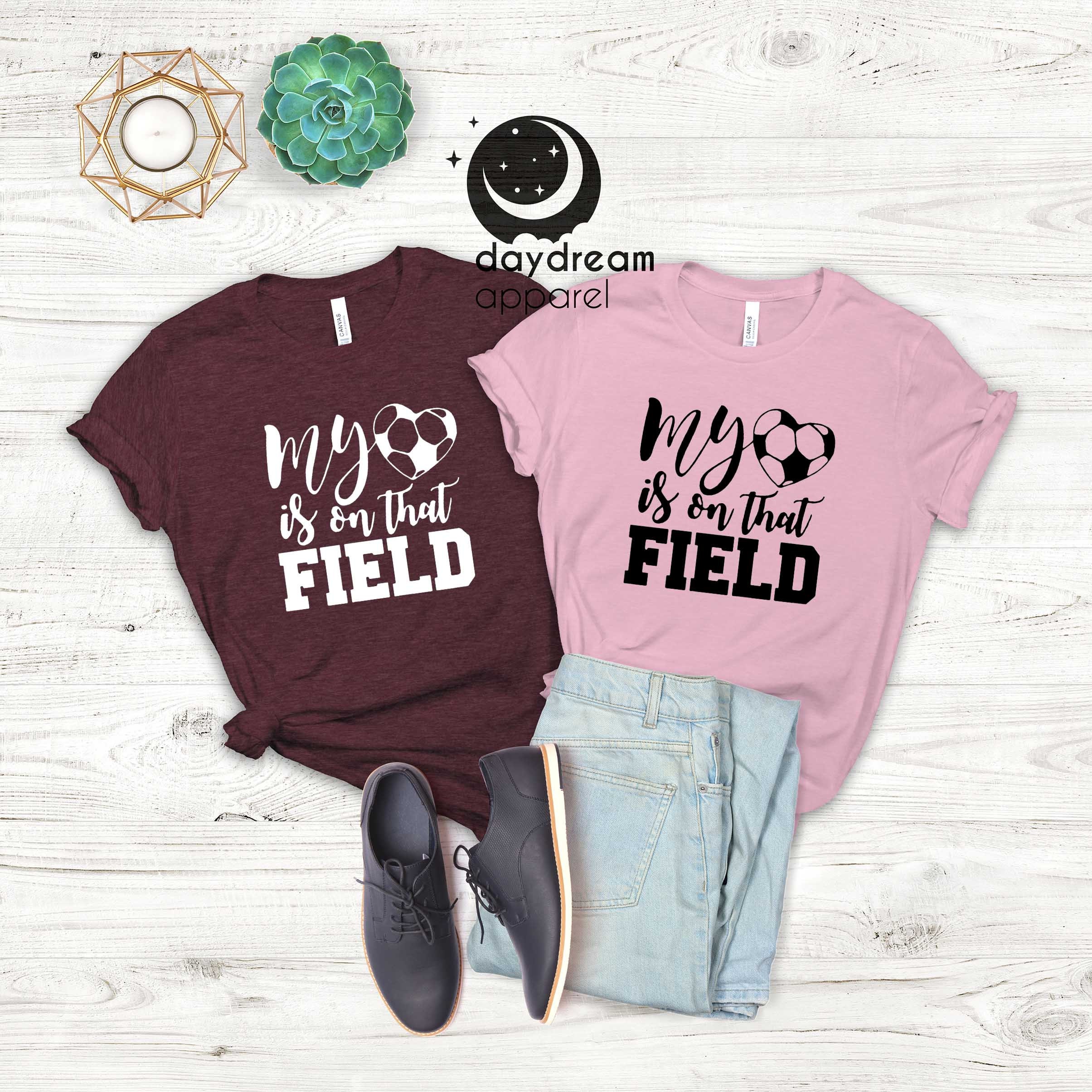 Field Tshirt Sport Shirt Soccer Player Shirt Soccer Love Etsy