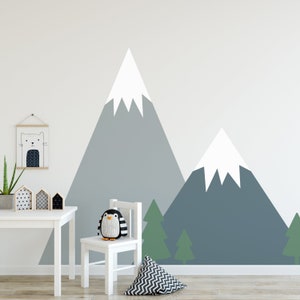 Maddie - Adhesive Wall Decal | Mountain stickers