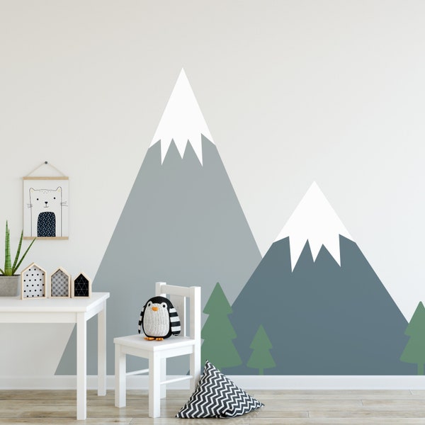 Maddie - Adhesive Wall Decal | Mountains stickers