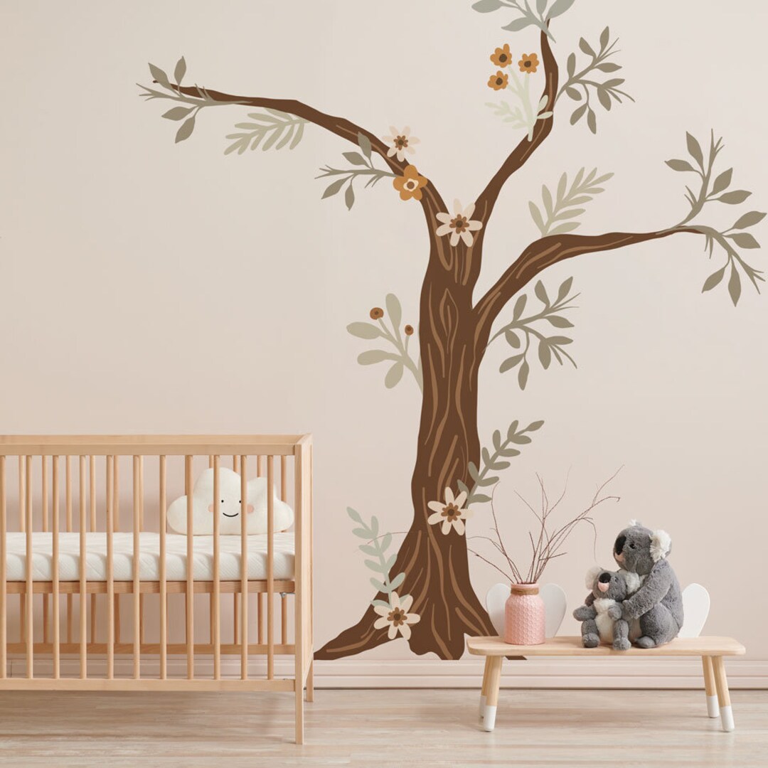 Tree Wall Decal | Girls Room Decal, Playroom Wall Decal, Kids Room ...