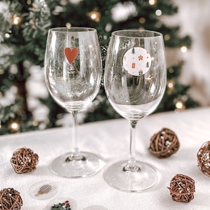 Bianca - Glass Identifiers Electrostatic Film | Christmas stickers