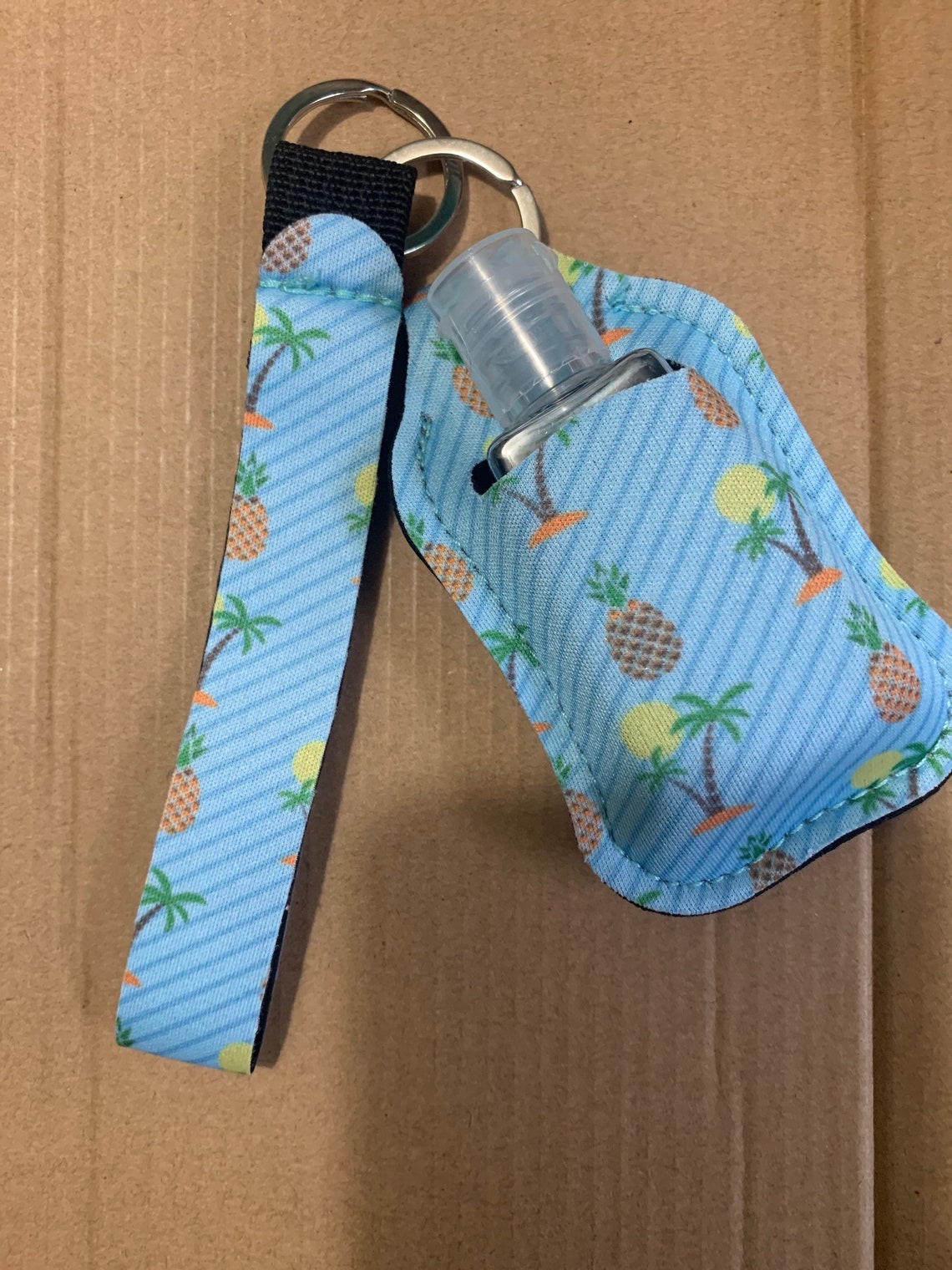 Hand sanitizer keychain holder Etsy