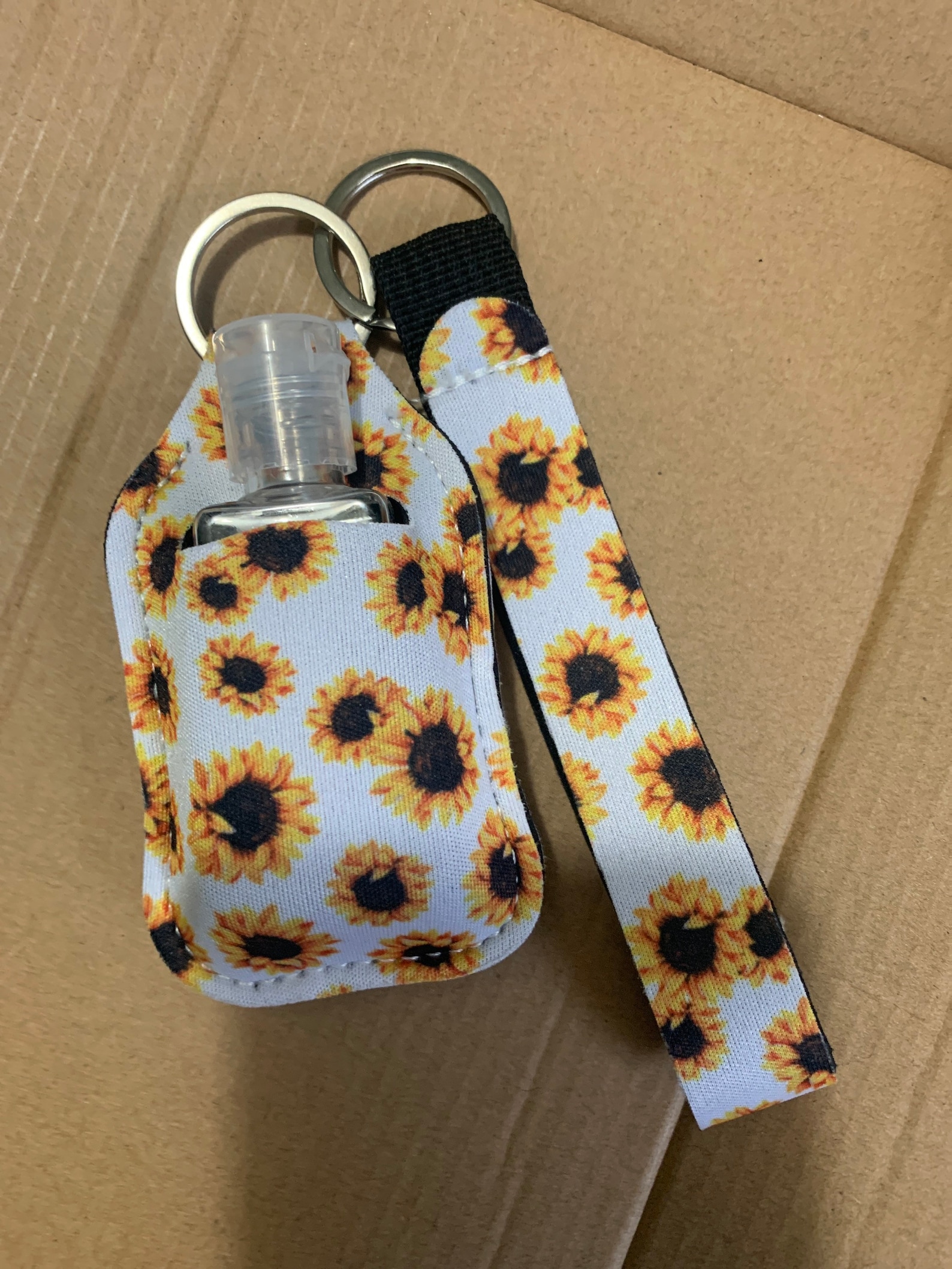 Hand sanitizer keychain holder Etsy