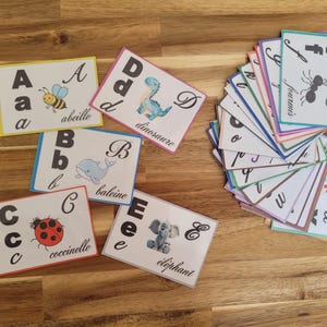 carte apprendre l'alphabet