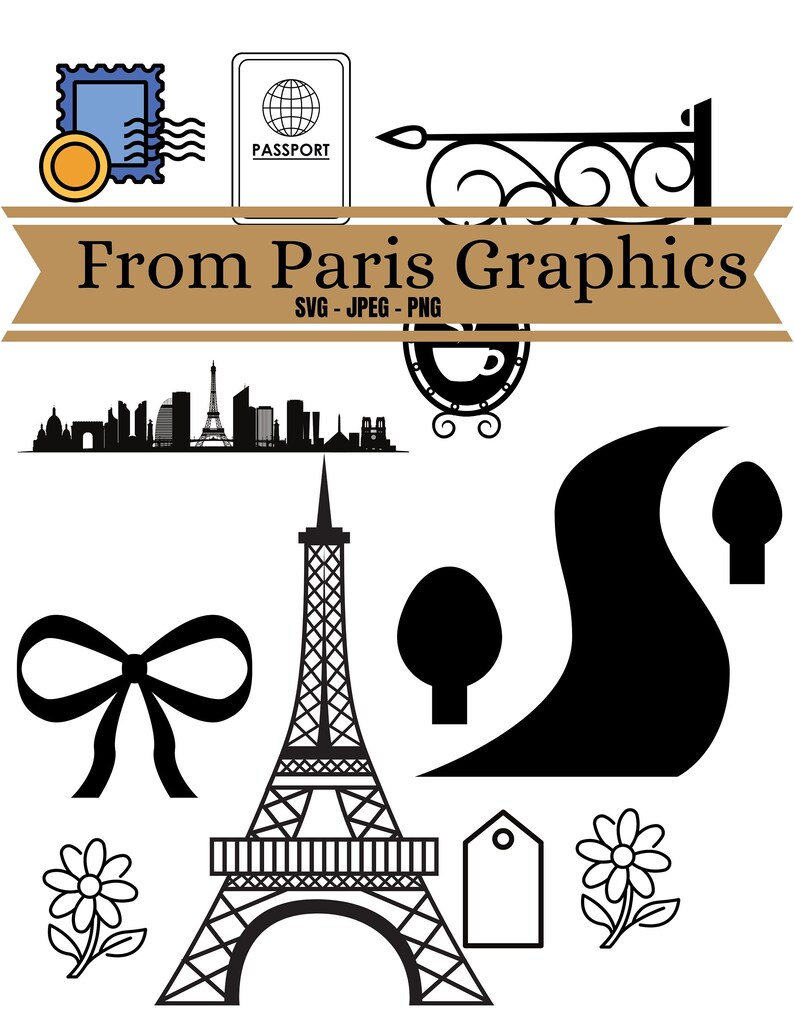 Paris Target Graphics Gift Graphics, SVG Bundle! From Paris SVG/PNG Ptintables - Etsy