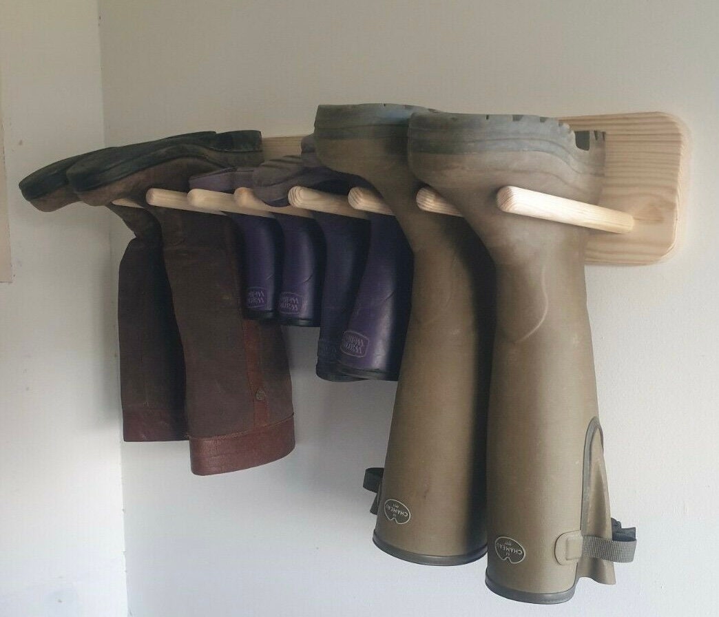 Wellington Welly Riding Walking Boot Wall Rack 4 Pairs | Etsy