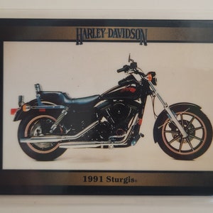 Harley-Davidson 1991 Sturgis Motorcycle Series I card Refrigerator Magnet