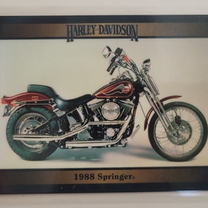 Harley-Davidson 1988 Springer Series I card Refrigerator Magnet