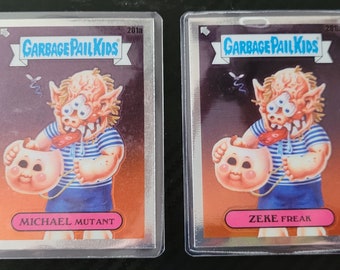 Aimants amusants pour réfrigérateur - poubelles pour enfants chromées (2022) des jumeaux ! Zeke Freak + Michael Mutant 201a + 201b