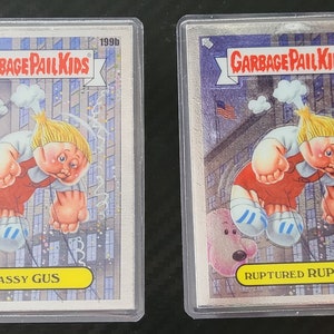 Fun Fridge magnets - Garbage Pail Kids Chrome (2022) Twins! Ruptured Rupert + Gassy Gus 199a+199b