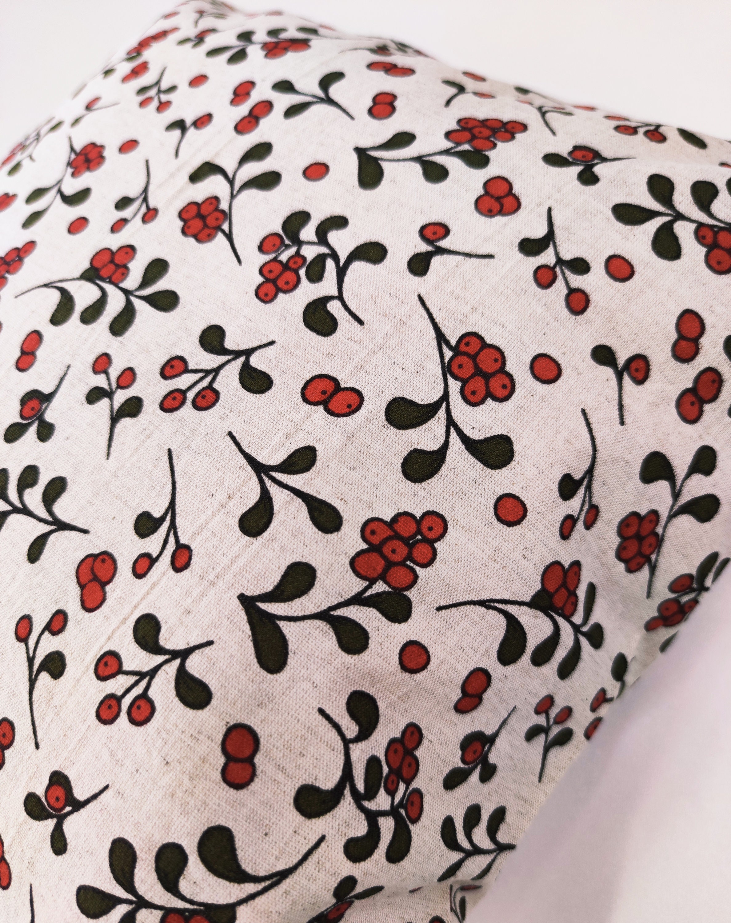 Decorative pillow case made of soft linen with a bright Etsy