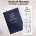 Come Follow Me Book of Mormon Reading Log Bookmark | Come Follow Me ...