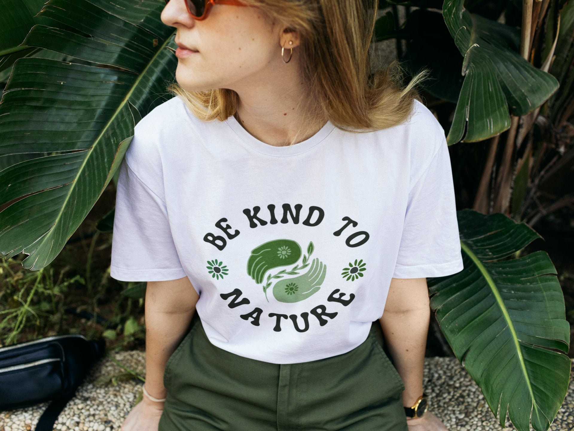Be Kind to Nature Shirt Plant Tshirt Kidness Graphic Tee Etsy