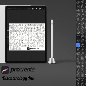 Christmas Winter Clipart Icons Procreate Brush Stamps Set 1, 100 ...