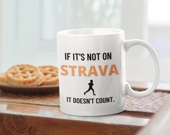 Runners Present Mug - Strava Run Running Gift- Funny Running Gift - Sport Gifts - Strava Gift - Mothers Day - Fathers Day