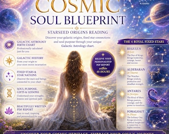Personalized Cosmic Soul Blueprint | Starseed Reading (PDF Report)