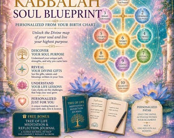 Personalized Kabbalah Tree of Life Reading | Soul Blueprint (PDF Report)