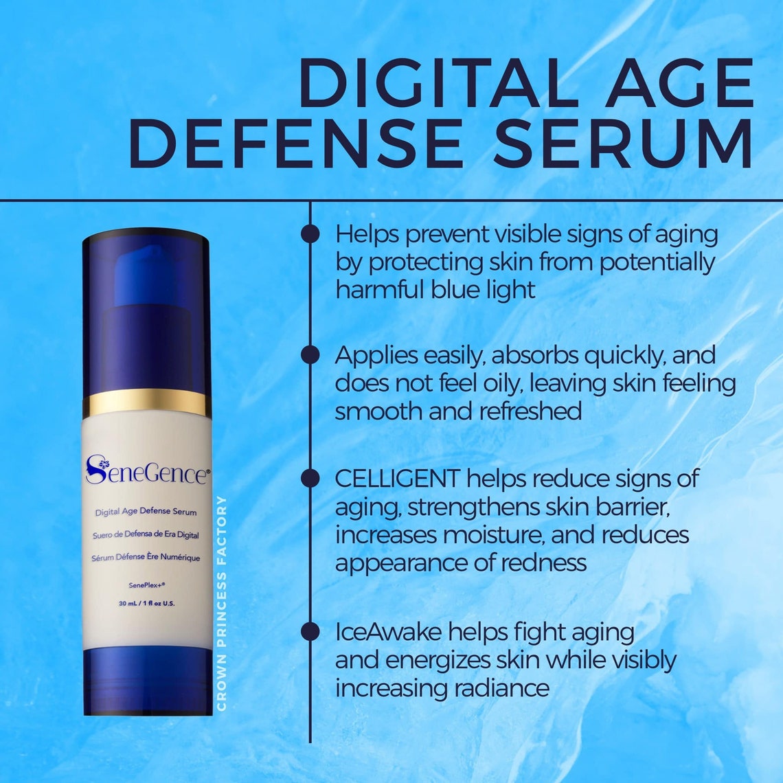 SeneGence Digital Age Defense Serum Block Blue Light Etsy