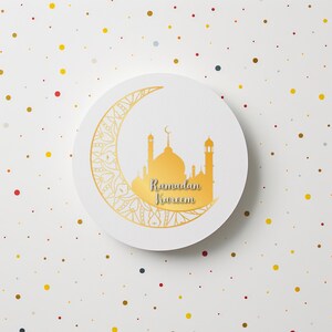 Pegatinas de Ramadán, pegatinas digitales de Ramadán Mubarak, pegatinas islámicas de Ramadán, pegatinas árabes de Ramadán, descarga digital, Ramadán Kareem