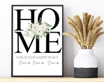 Home Print, Digital Wall Art, Home Wall Art, Home Decor, Personalised Print, , Digital Download,