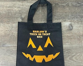 Personalized Halloween Trick or Treat Bag