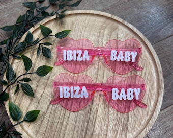 Ibiza Glasses, Ibiza Rocks, Ibiza Holiday, Ibiza Holiday, Personalised Glasses