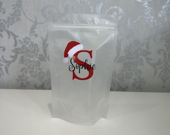 Personalised Christmas Sweet Pouch, Secret Santa, Christmas Gifts