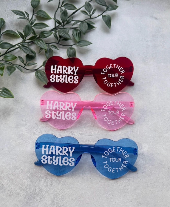 Personalized Heart Sunglasses, Harry Styles Concert Outfit