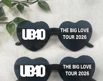 UB40 Concert Glasses, Tour Glasses
