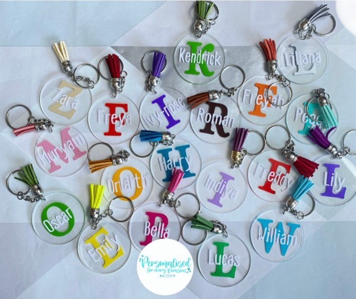 Class Set of 30 Personalised Key-rings - Brilliant End of Term Gift ...